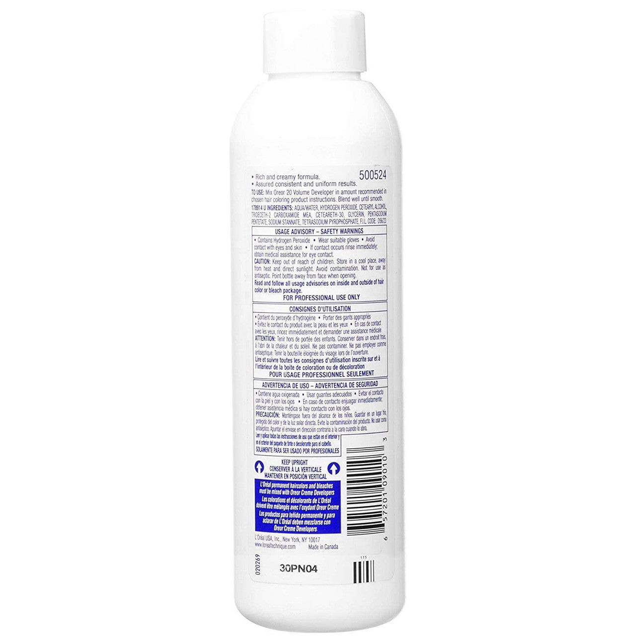 Loreal 20-Volume Creme Developer