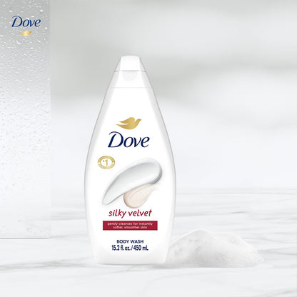 Dove Silky Velvet Body Wash (15.2oz)