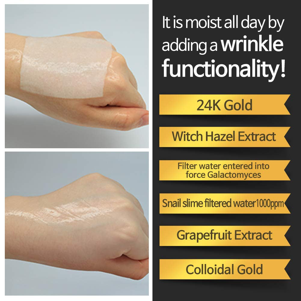Elizavecca 24k Gold Water Dual Snail Mask Pack (1Sheets)