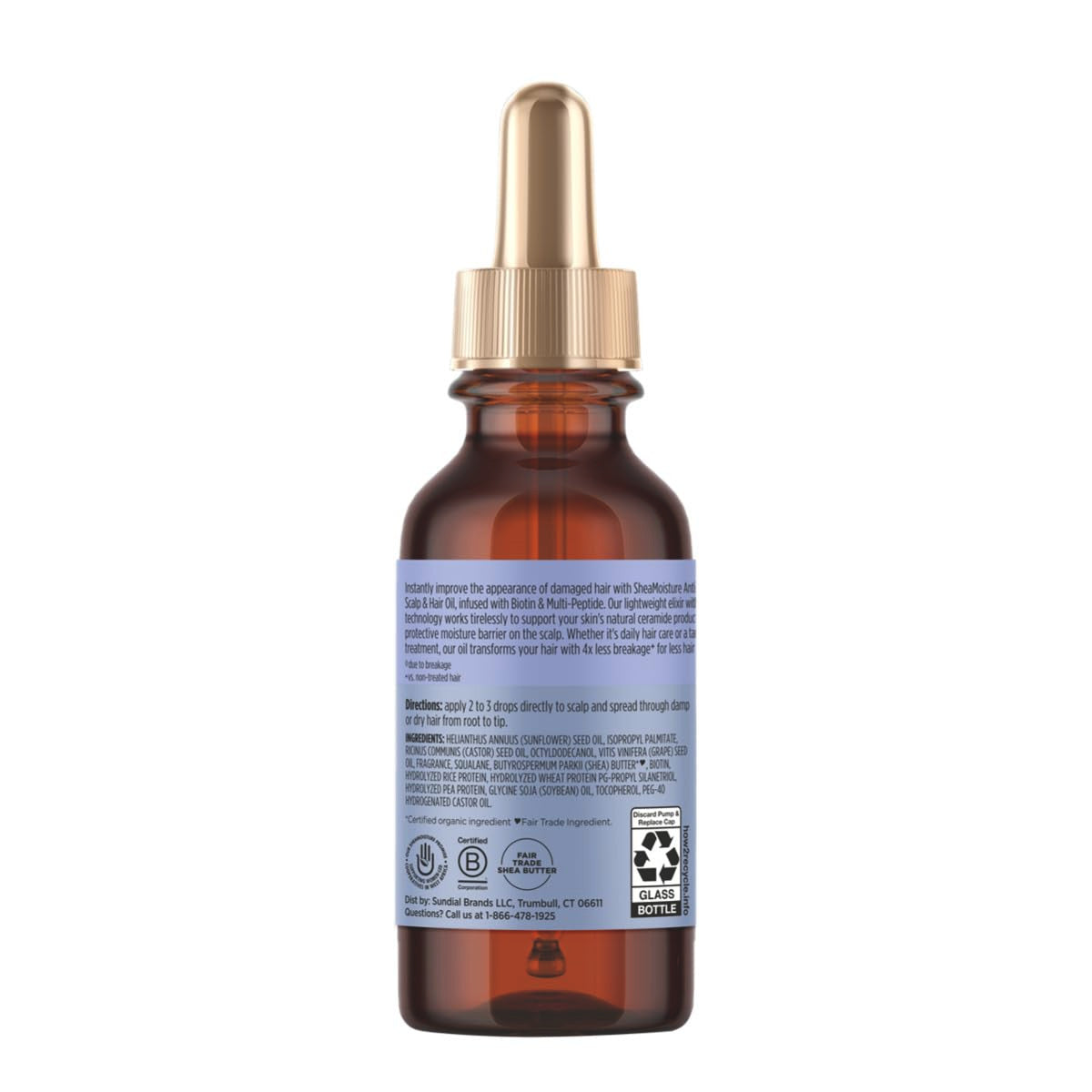 Shea Moisture Biotin & Multi-Peptide Scalp & Hair Oil (2oz)