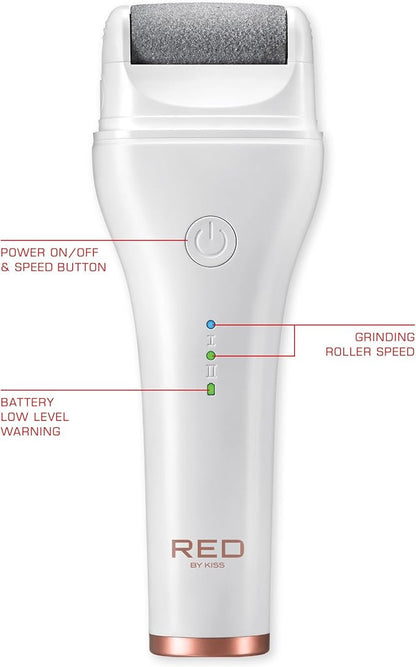 RED Cordless Foot Callus Remover