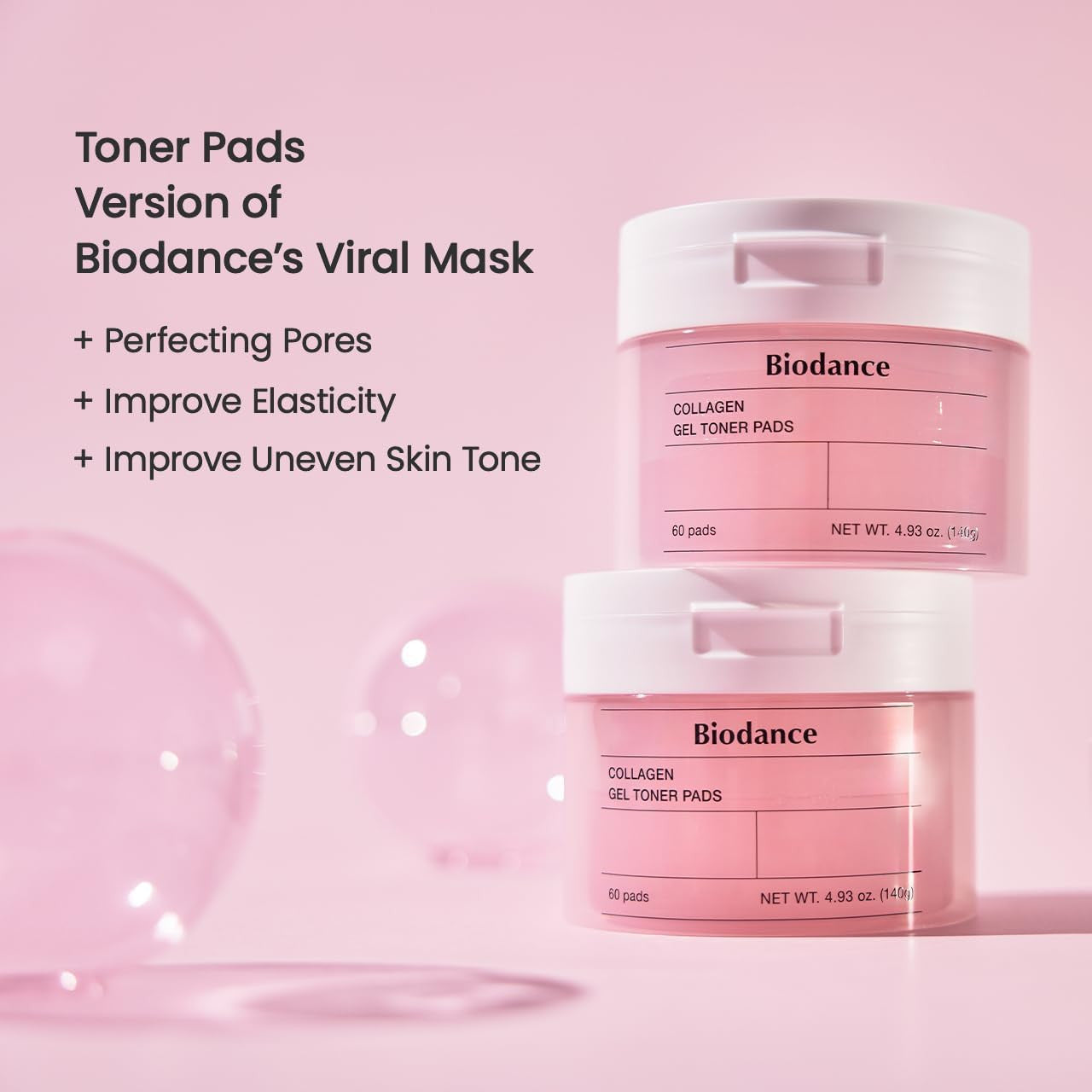 BIODANCE Collagen Gel Toner Pads (60 Pads)