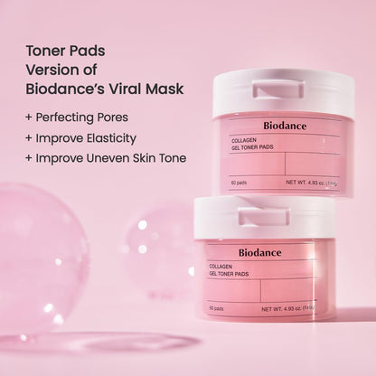 BIODANCE Collagen Gel Toner Pads (60 Pads)