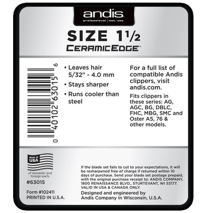 ANDIS Ceramic Edge Detachable Blade