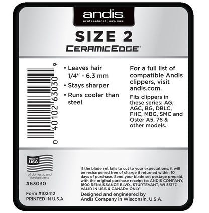 ANDIS Ceramic Edge Detachable Blade
