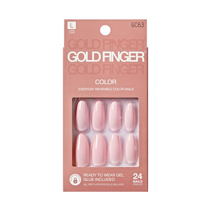 KISS Gold Finger Solid Color Nail (4 Styles)