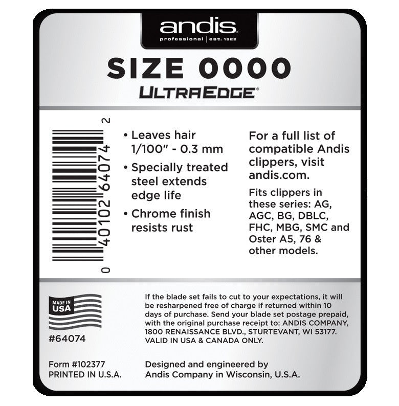 ANDIS Ultraedge Detachable Replacement Blade