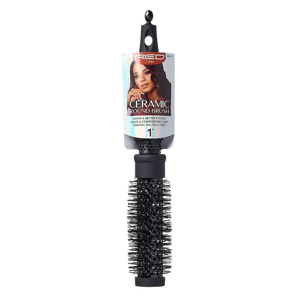 RED Ceramic Thermal Round Brush