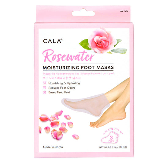 CALA Moisturizing Foot Mask (5 Masks) - Rosewater