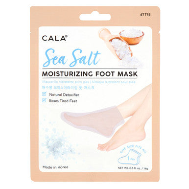 CALA Moisturizing Foot Mask (5 Masks) - Sea Salt