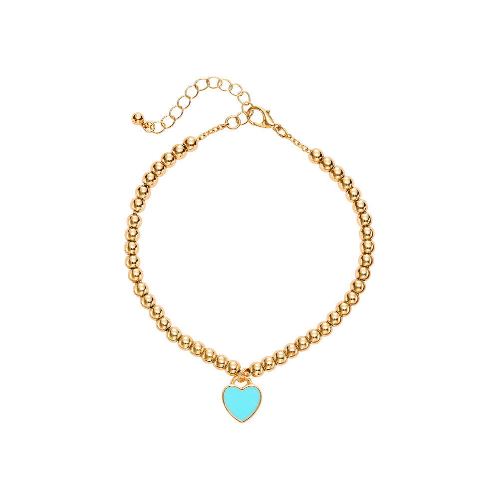 ARRIA 14K Gold Plated & White Gold Fashion Anklet