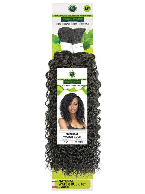 Janet Collection Virgin Remy 100% Human Hair Braids  - Natural Water Bulk (14"- 18")
