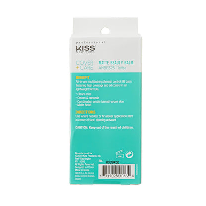 KISS New York Professional Cover + Care Matte BB Balm
