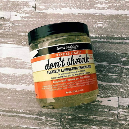 Aunt Jackie's Flaxseed Recipes Don't Shrink Curling Gel