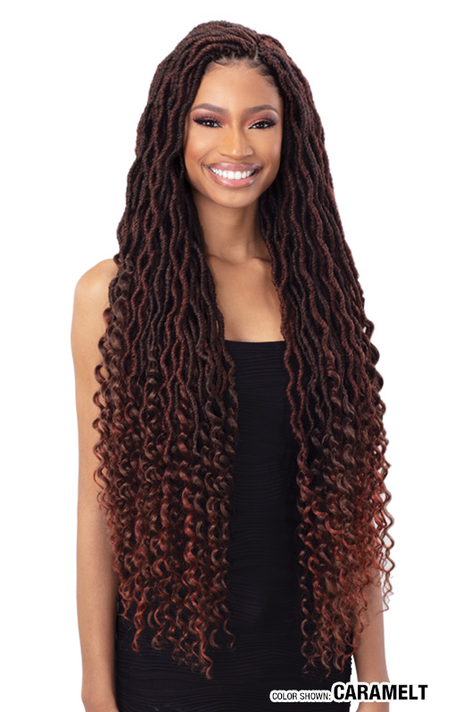 SHAKE N GO Freetress  Braid Synthetic Crochet Hair - 2X Hippie LOC 30"