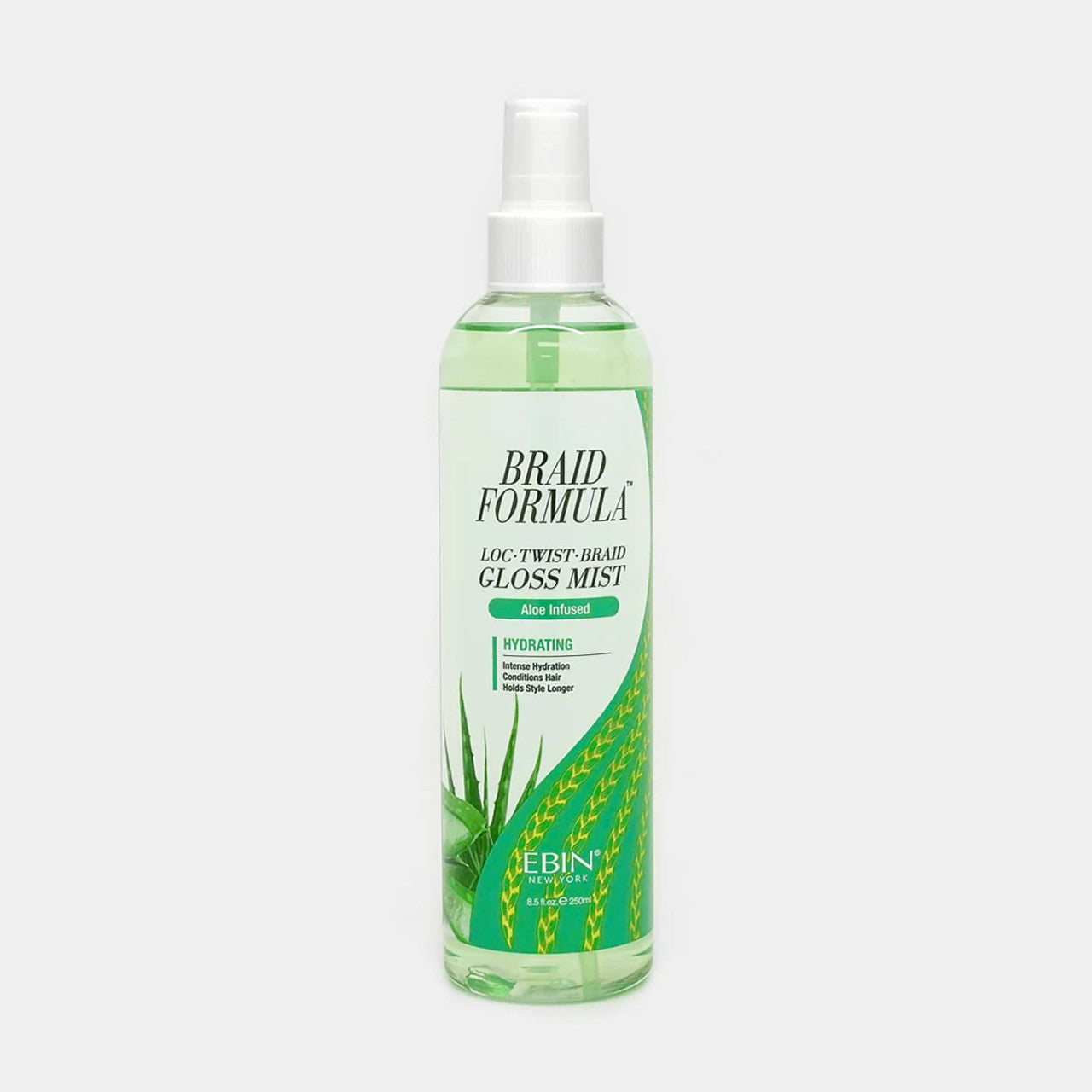 Ebin New York  Braid Formula Loc Twist Braid Gloss Mist, HYDRATING (8.5 oz)
