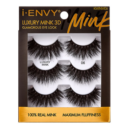 KISS i Envy Luxury Mink Lashes Multi Pack
