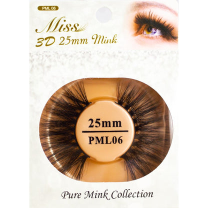 Miss 3D 25mm Mink Lashes Collection