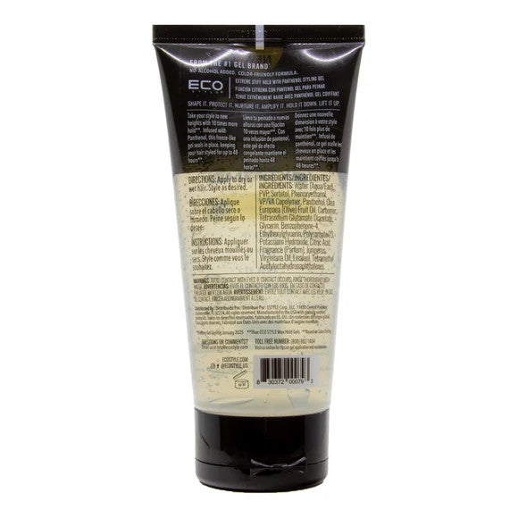Eco Style Extreme Stiff Hold Styling Gel (6oz)