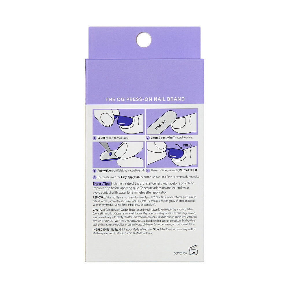 KISS Core Nails - TOE-TALLY YOURS