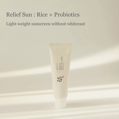 [BEAUTY OF JOSEON] Relief Sun : Rice + Probiotic PA++++ SPF50+ (2 packs)