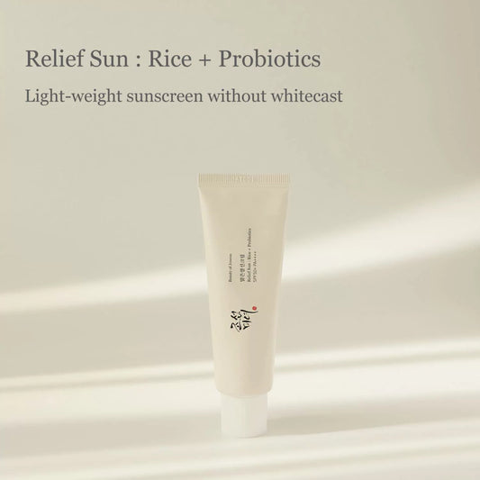 [BEAUTY OF JOSEON] Relief Sun : Rice + Probiotic PA++++ SPF50+ (2 packs)