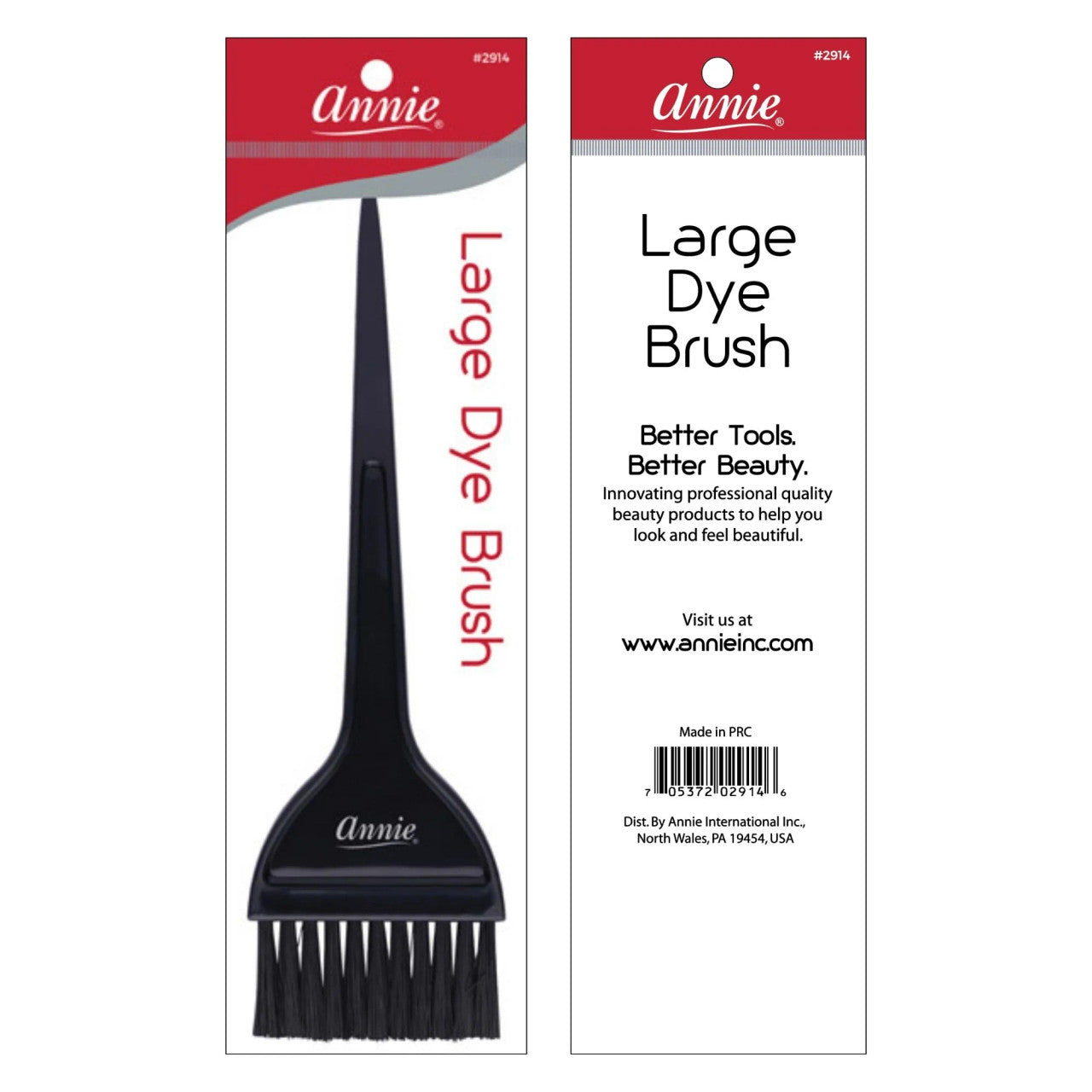 Annie Dye Brush Large (Black)