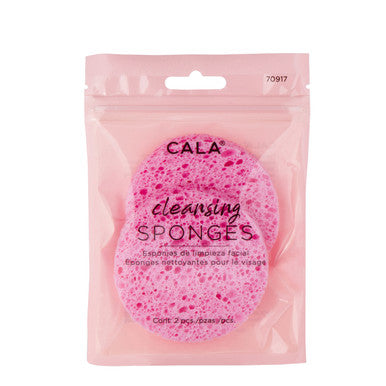 CALA Pink Cellulose Cleansing Sponges (2pcs/pk)