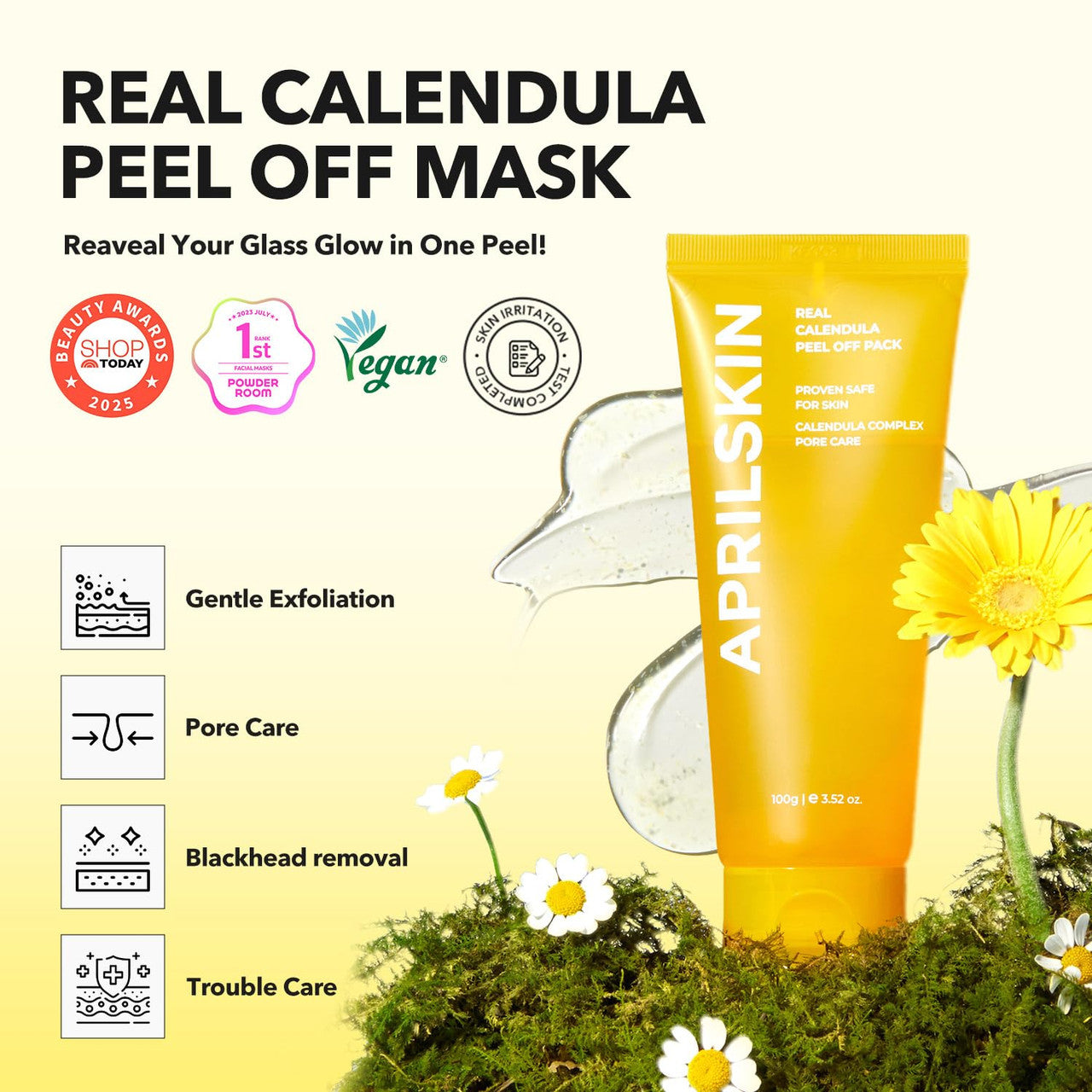 APRILSKIN Calendula Peel Off Mask (3.52oz)