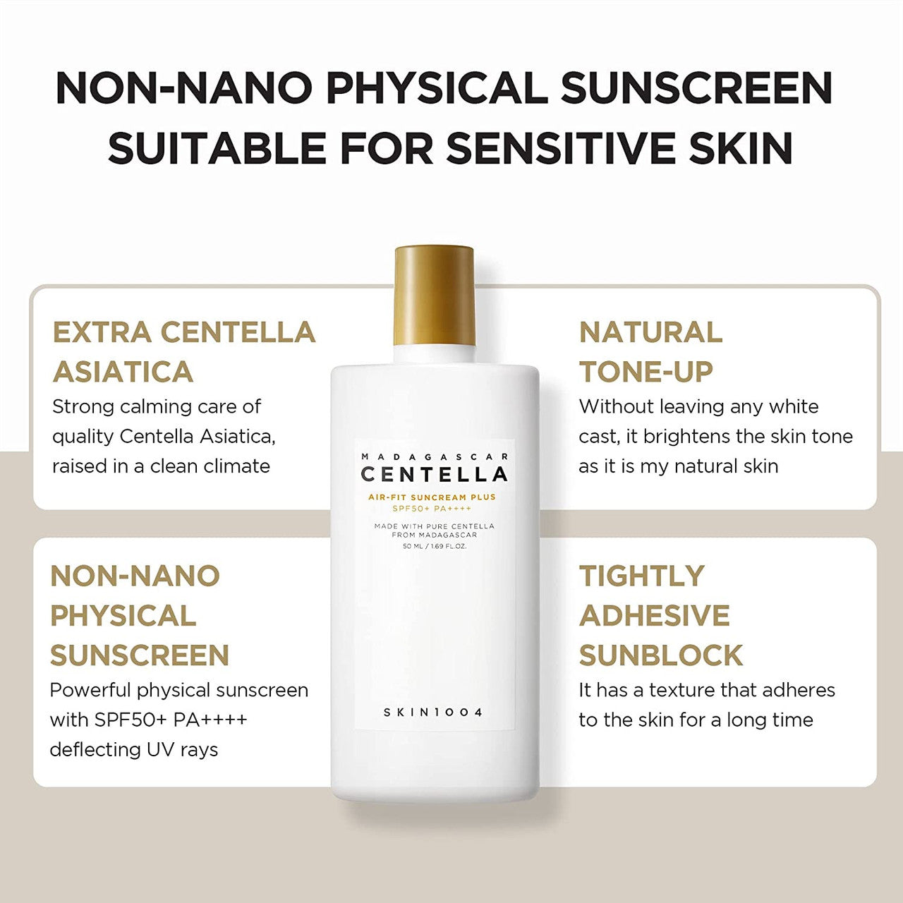 [SKIN1004] Madagascar Centella Air-Fit Suncream Plus SPF 50 PA++++