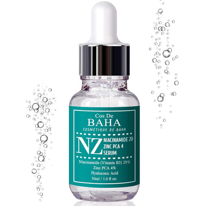 Cos De BAHA NZ Niacinamide 20 Zinc PCA 4 Serum (1oz)