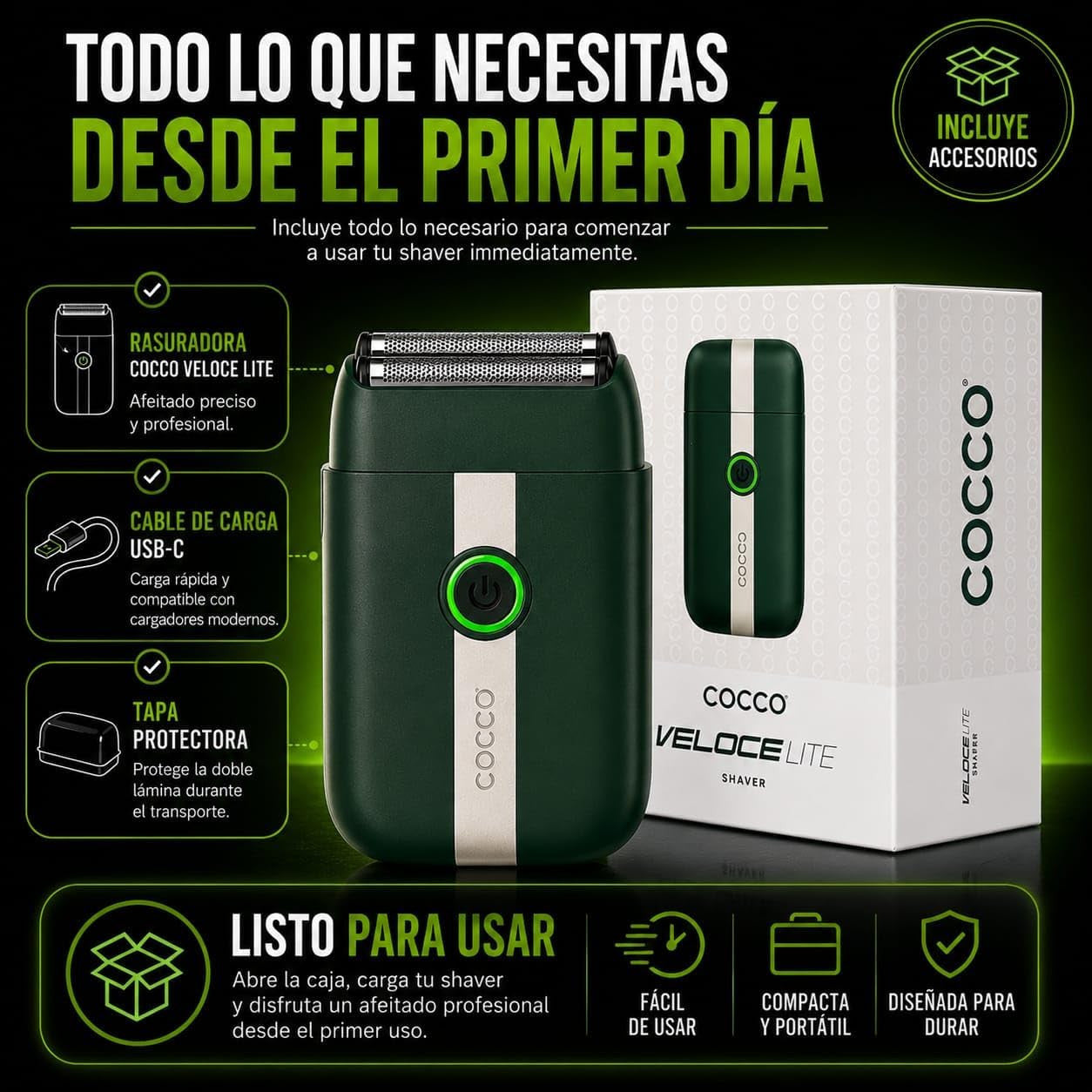 COCCO Veloce Lite Cordless Shaver - product image 4