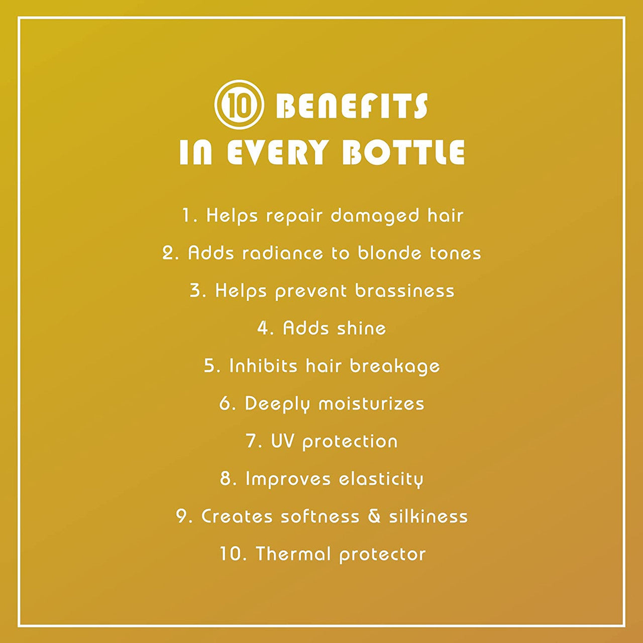 It's a 10 Haircare Five Minute Hair Repair for Blondes
