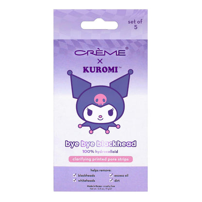 THE CREME SHOP Kuromi Bye Bye Blackhead Printed Pore Strips (5ct)