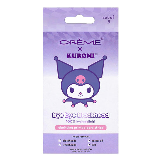 THE CREME SHOP Kuromi Bye Bye Blackhead Printed Pore Strips (5ct)