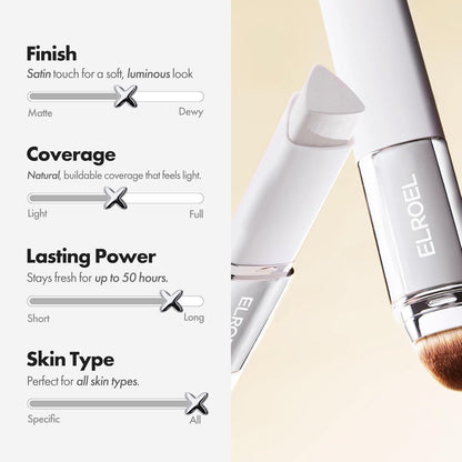 ELROEL Blanc Cover Cream Stick V White  Korean Color-Changing Foundation