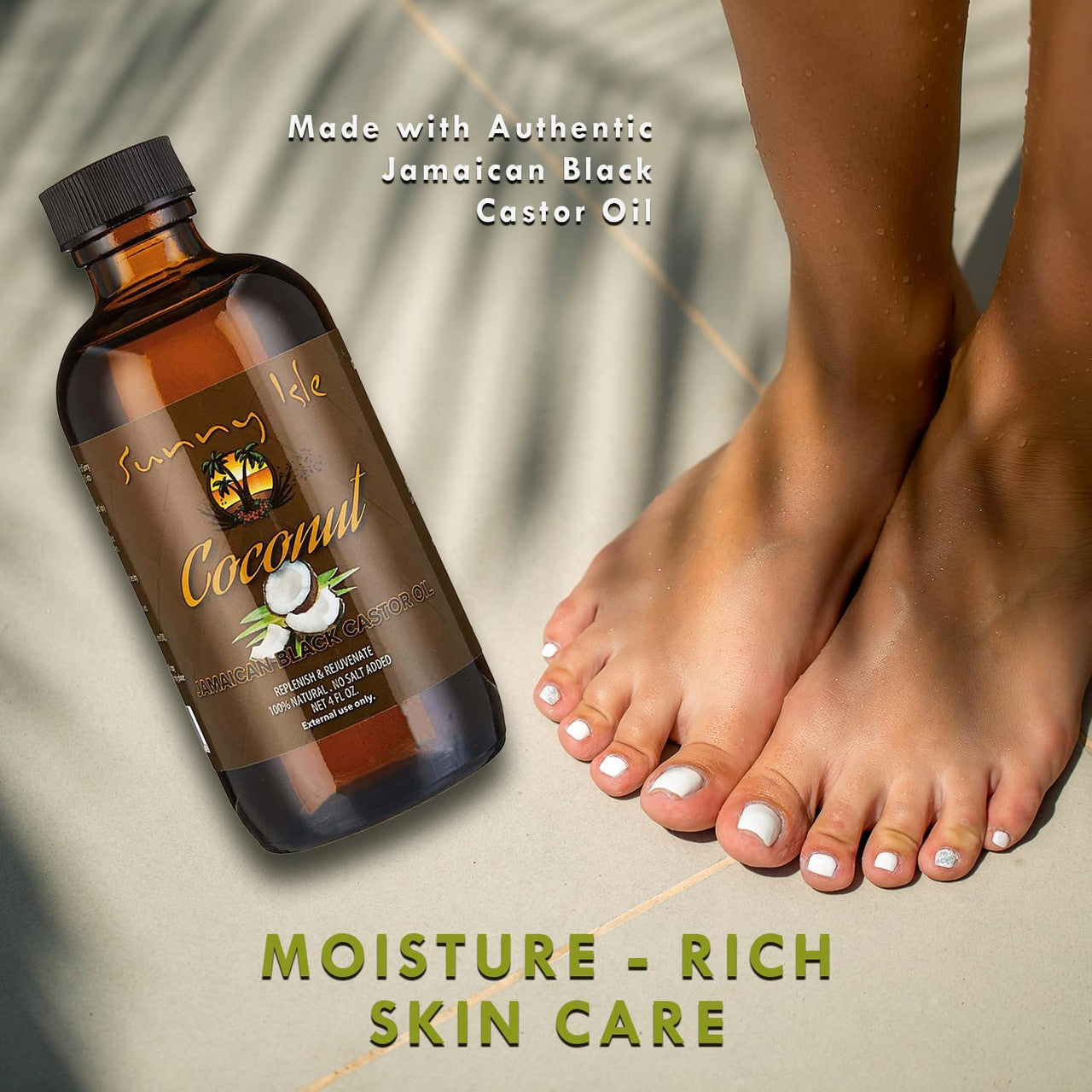 Sunny Isle Jamaican Black Castor Oil - Coconut Oil (4oz)