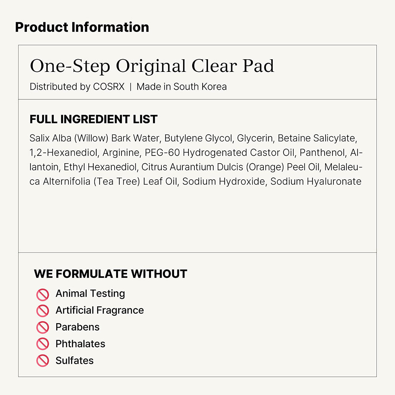 COSRX Original Clear Pad (70 pads)