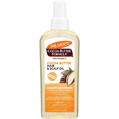 Palmers Cocoa Butter & Biotin Length Retention Hair and Scalp Oil (5.1 oz)