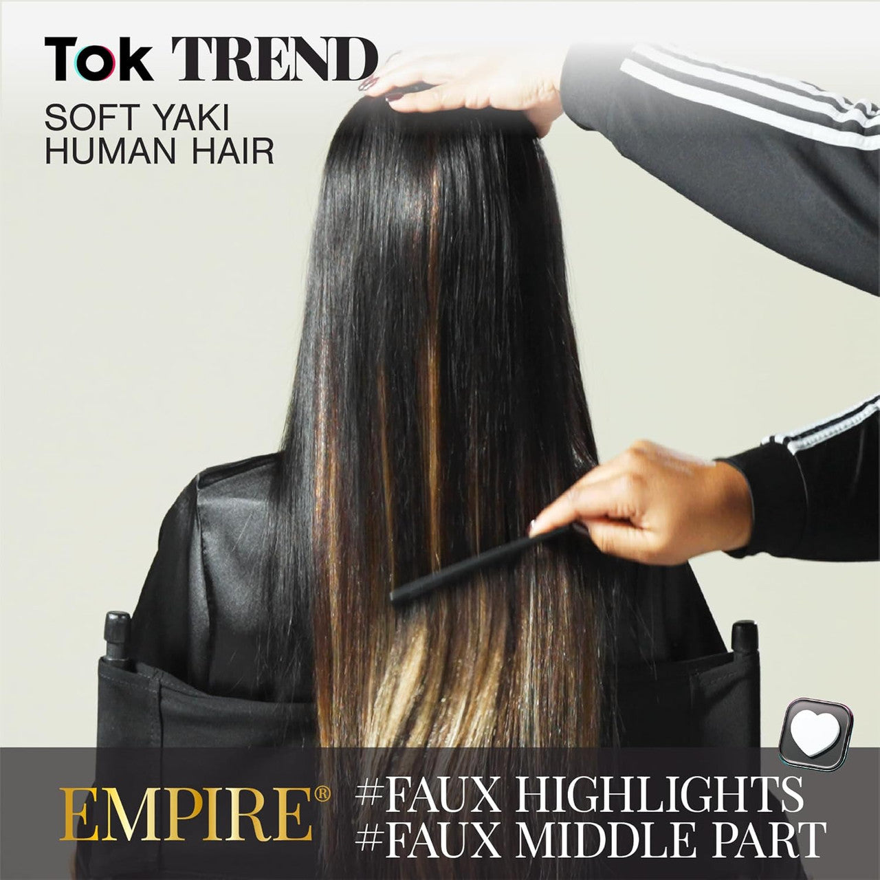 SENSATIONNEL 100% Human Hair Empire Yaki