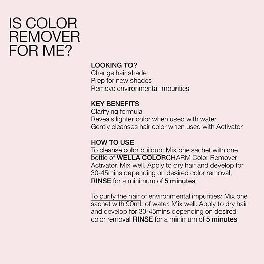 WELLA Colorcharm Color Remover (0.3oz)