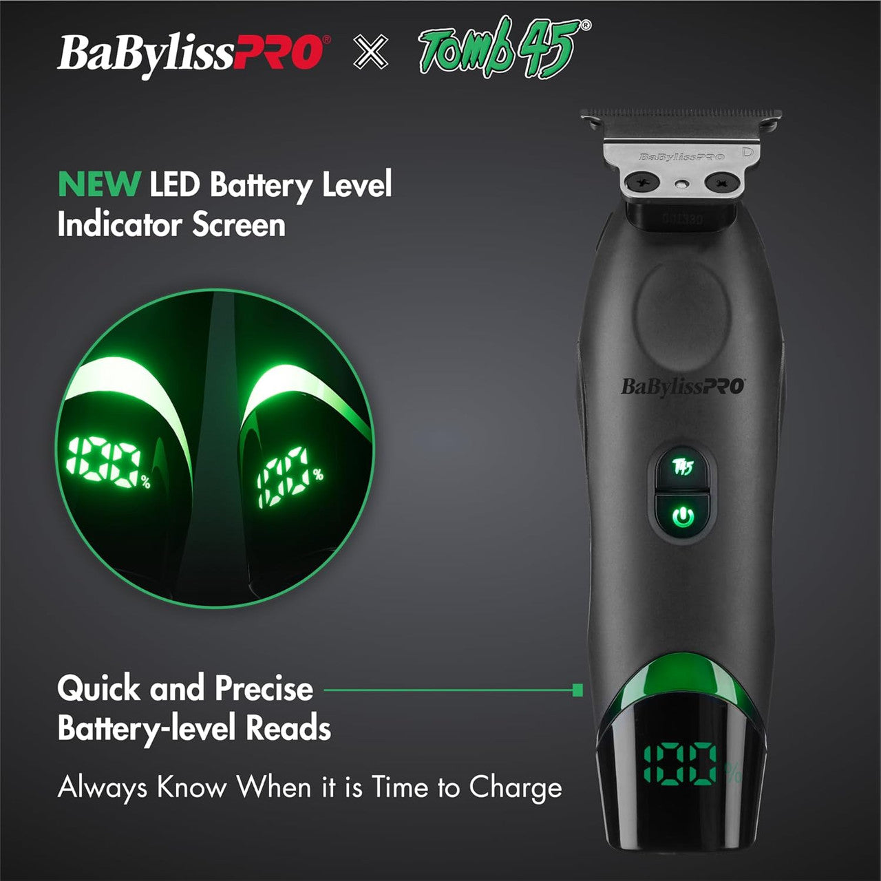 BaBylissPRO Fx Tomb45 Wireless-Charging Trimmer