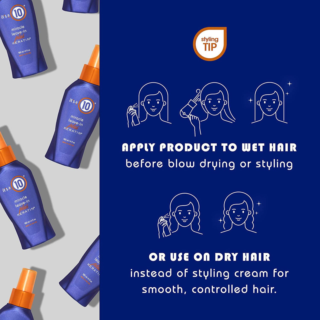 It's a 10 Miracle Leave-In Plus Keratin