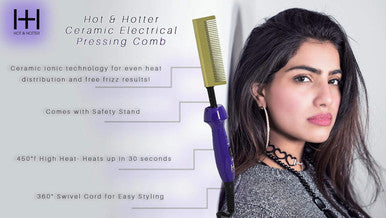 [WHOLESALE] Annie Hot & Hotter Ceramic Electrical Pressing Comb (x 3 )