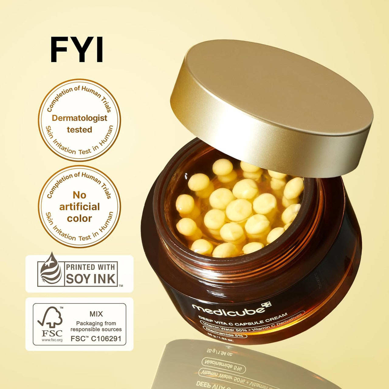 MEDICUBE Deep Vita C Capsule Cream (1.94 oz)