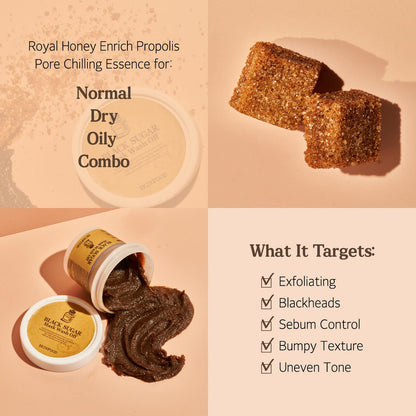 [SKINFOOD] Black Sugar Mask Wash Off (4.05 oz)
