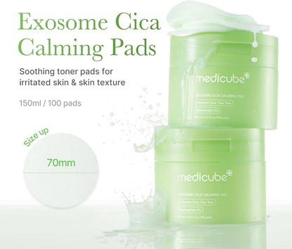 MEDICUBE  Exosome Cica Calming Pad (100 pads)