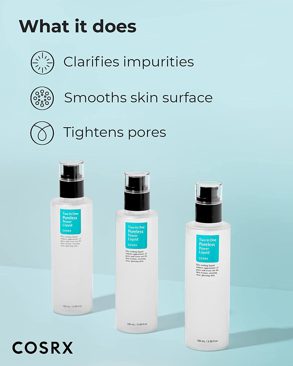COSRX Two in One Poreless Power Liquid (3.38 oz)