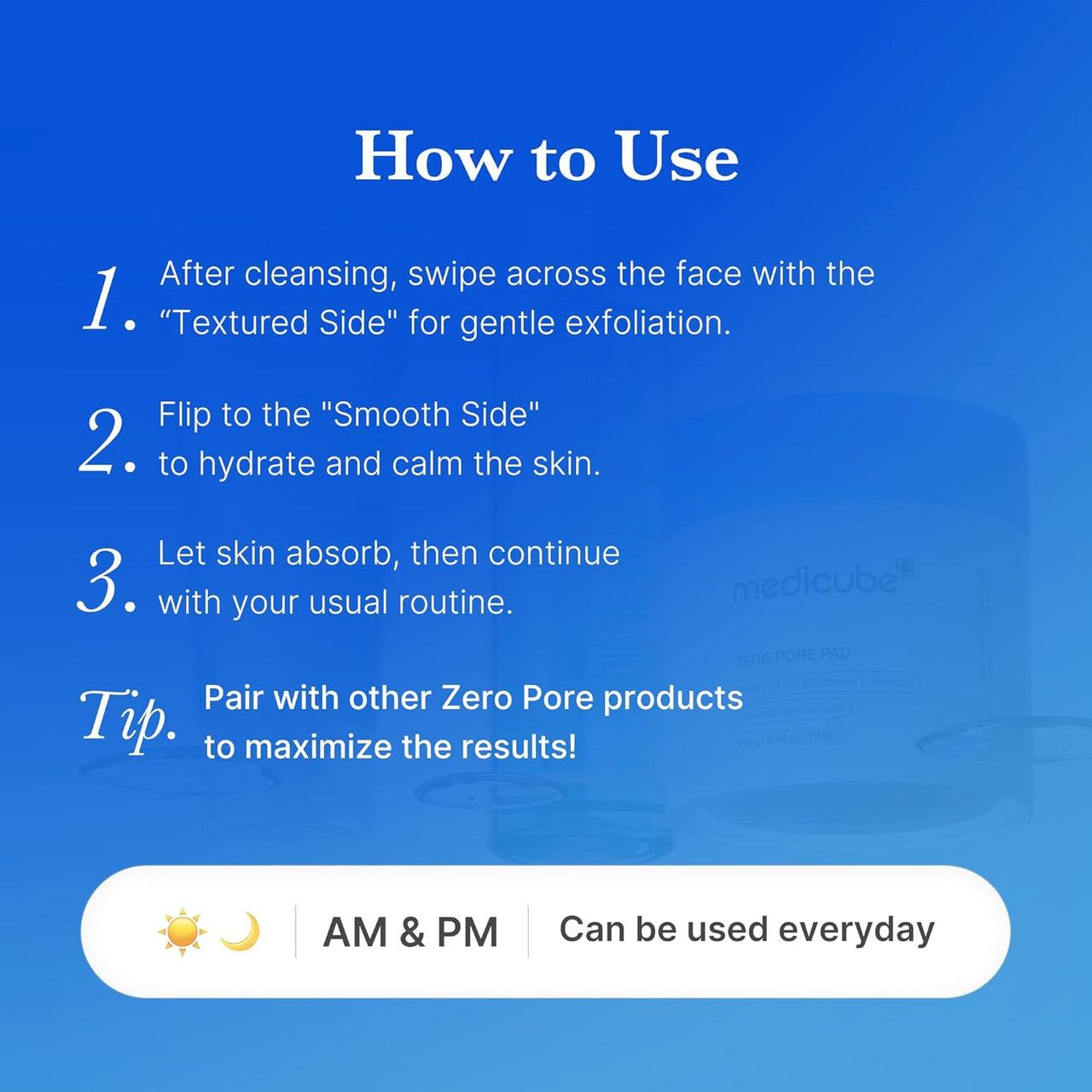 MEDICUBE  Zero Pore Pads 2.0 (70 pads)