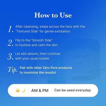 MEDICUBE  Zero Pore Pads 2.0 (70 pads)
